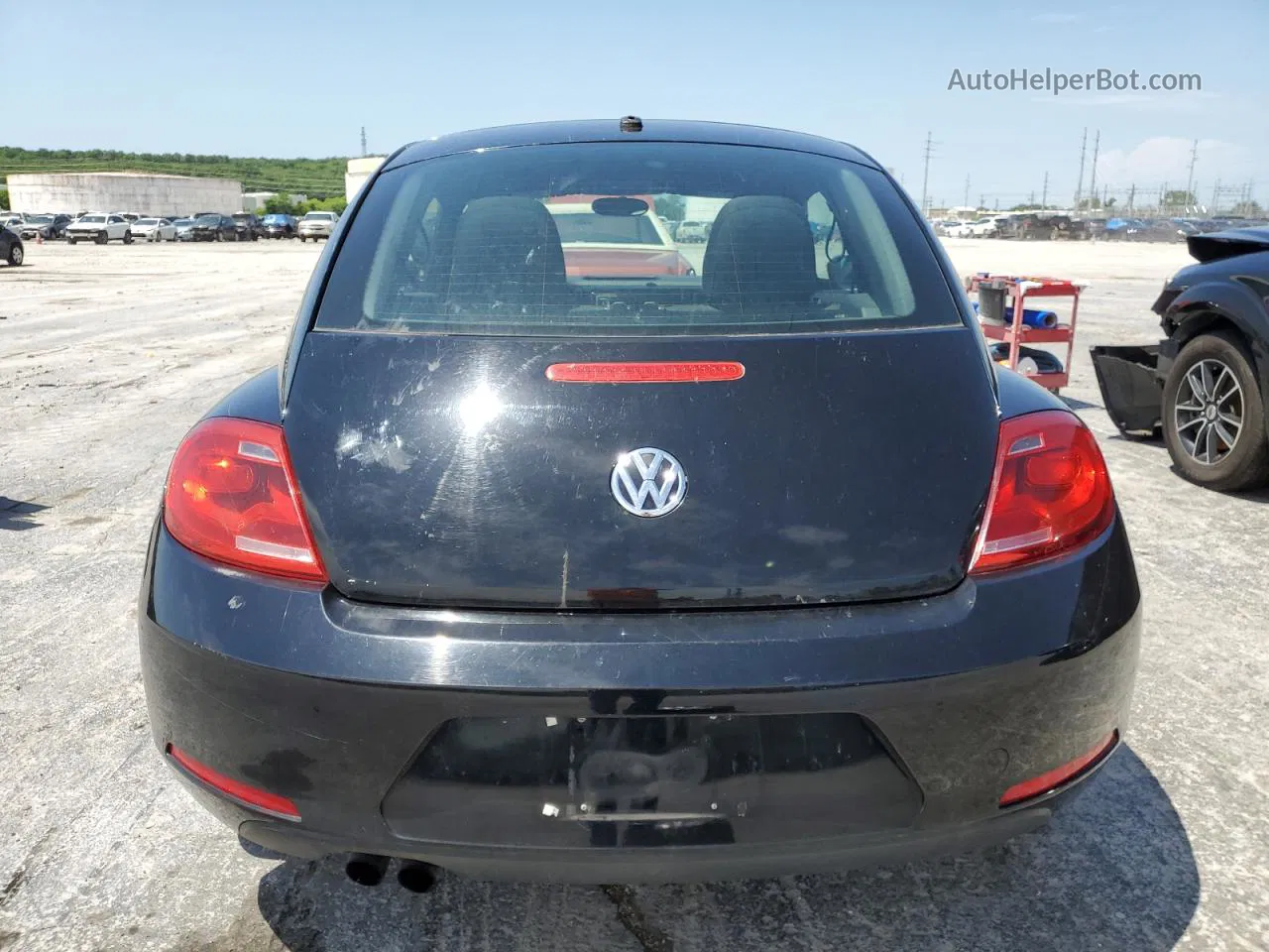 2014 Volkswagen Beetle  Black vin: 3VWF17AT3EM639015