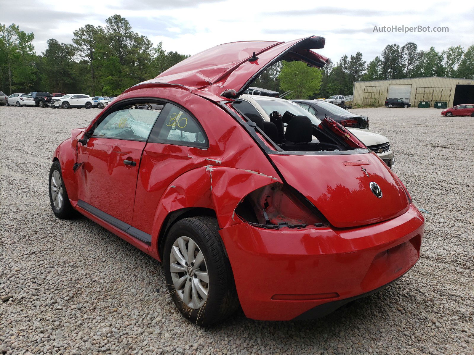 2014 Volkswagen Beetle  Red vin: 3VWF17AT3EM641735