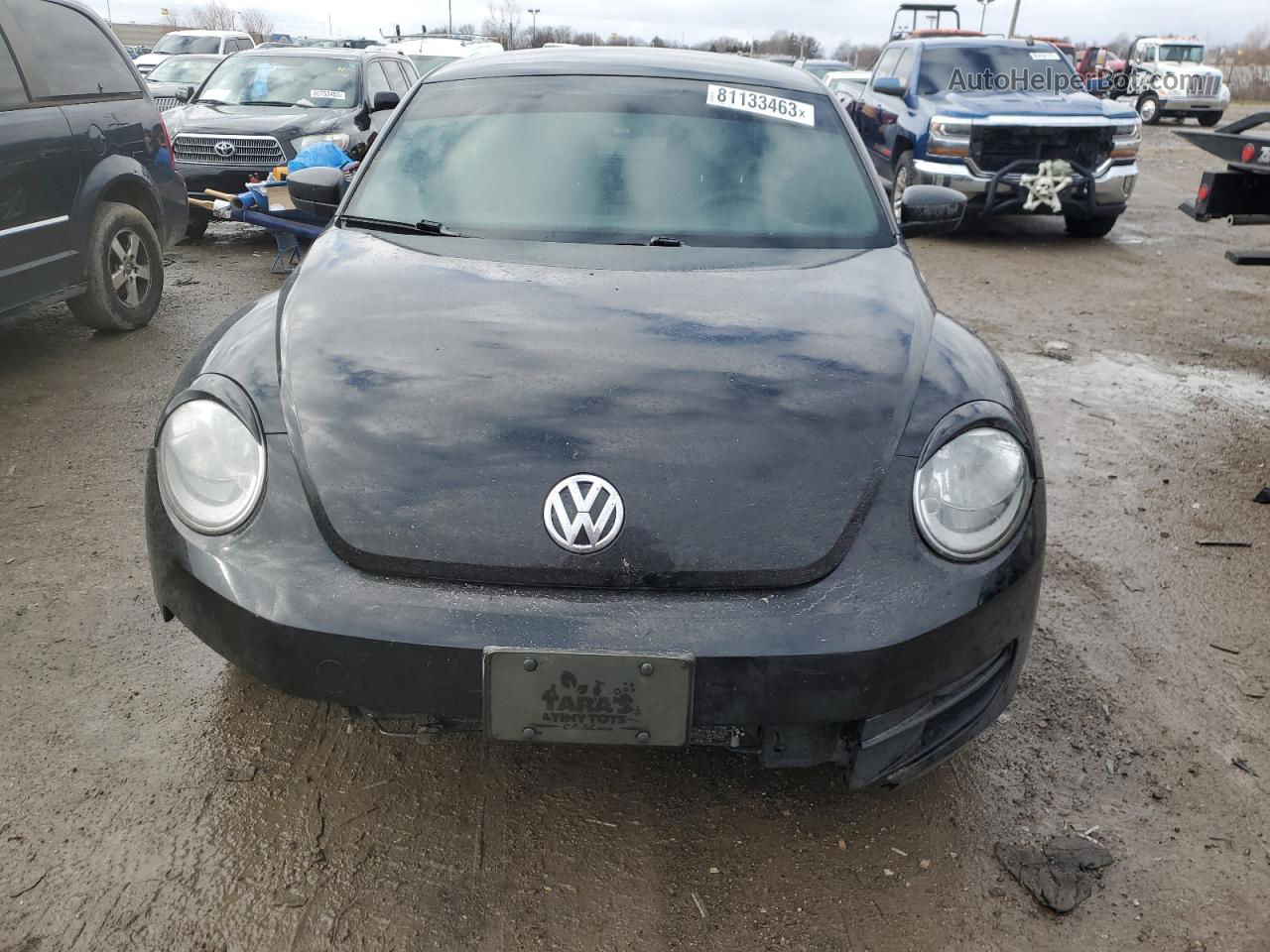 2014 Volkswagen Beetle  Black vin: 3VWF17AT3EM643128