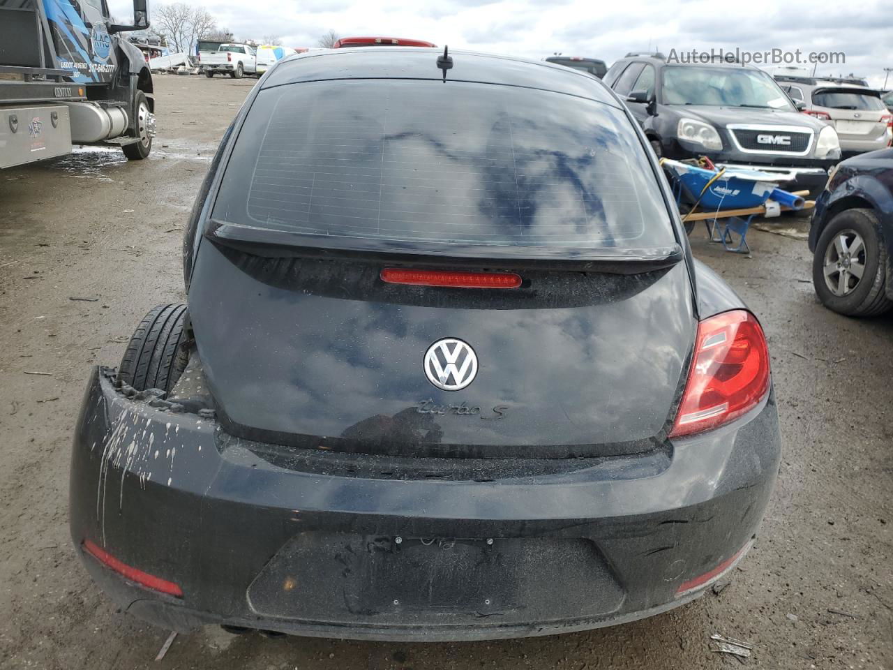 2014 Volkswagen Beetle  Black vin: 3VWF17AT3EM643128