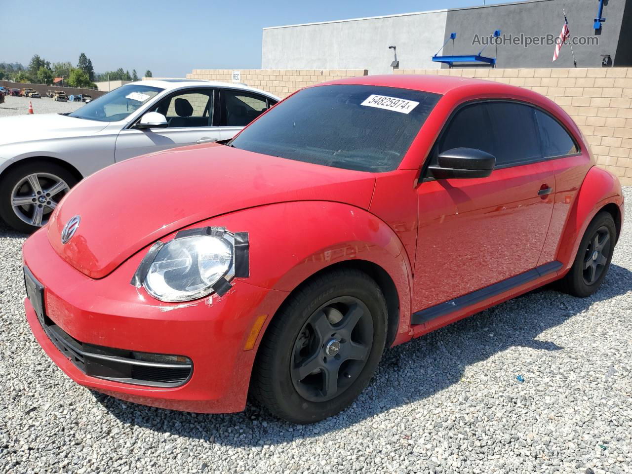 2014 Volkswagen Beetle  Красный vin: 3VWF17AT3EM643419