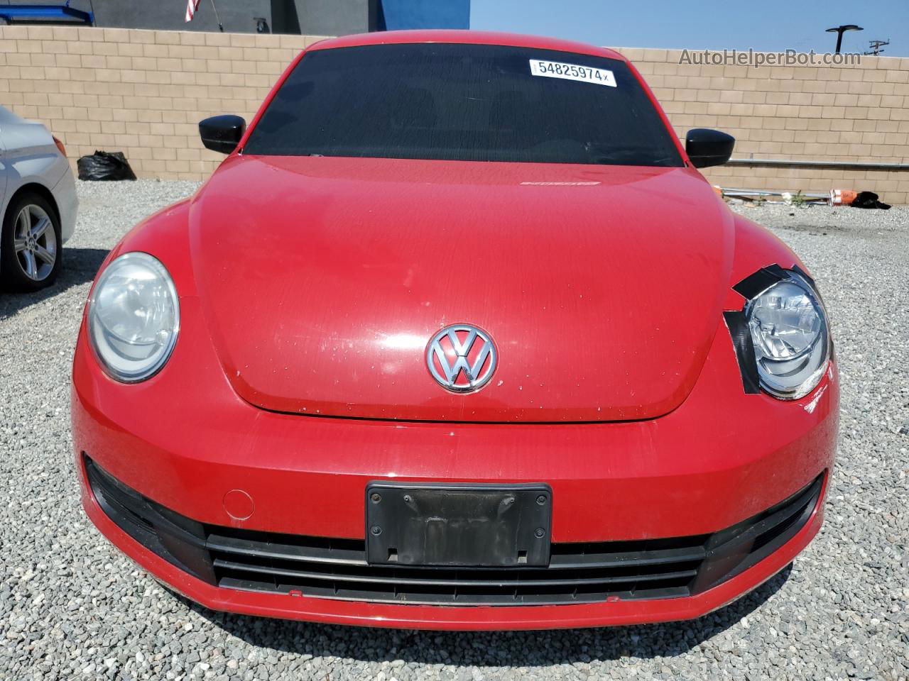 2014 Volkswagen Beetle  Red vin: 3VWF17AT3EM643419