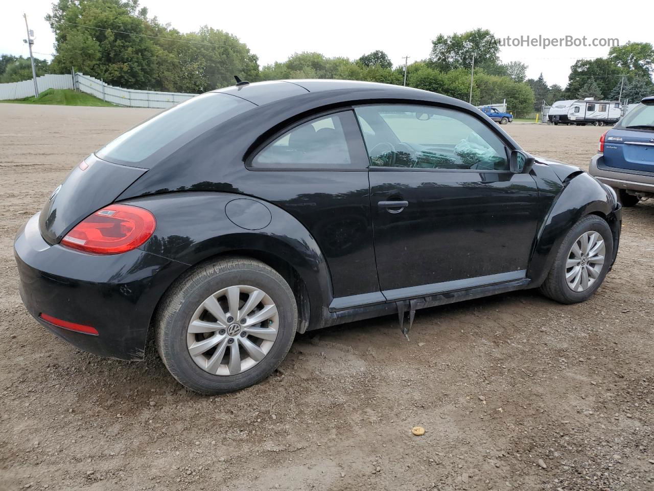 2014 Volkswagen Beetle  Black vin: 3VWF17AT3EM645901