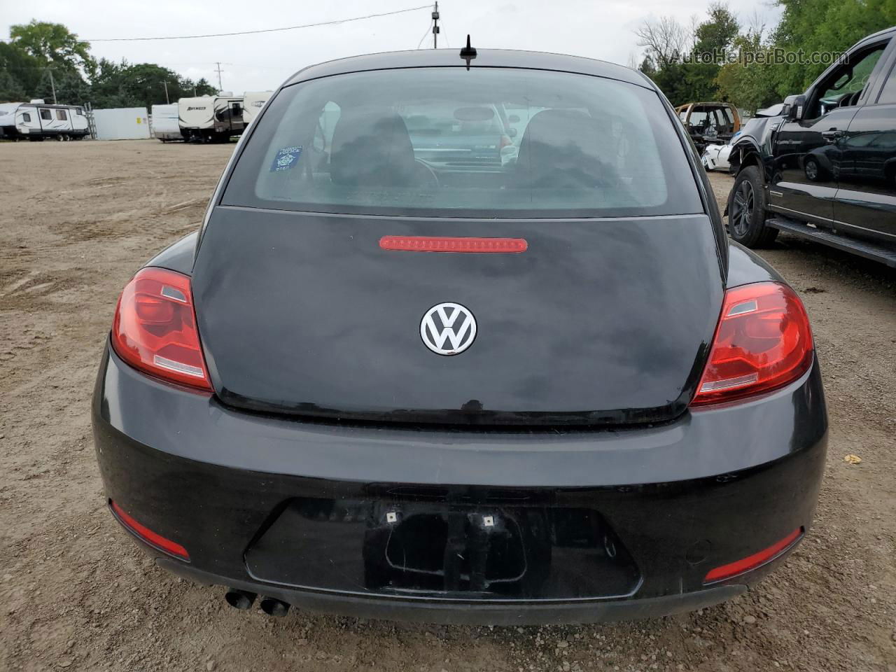 2014 Volkswagen Beetle  Black vin: 3VWF17AT3EM645901