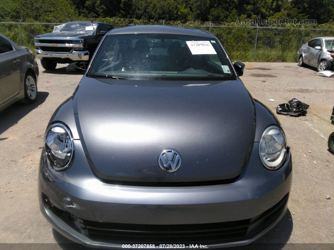 2014 Volkswagen Beetle Coupe 1.8t Entry Gray vin: 3VWF17AT3EM657708