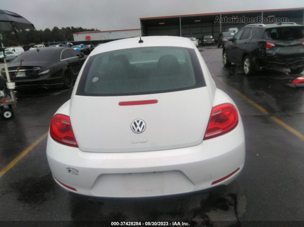 2016 Volkswagen Beetle Coupe 1.8t Fleet Edition White vin: 3VWF17AT3GM607698