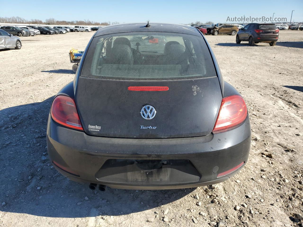 2016 Volkswagen Beetle 1.8t Черный vin: 3VWF17AT3GM611153