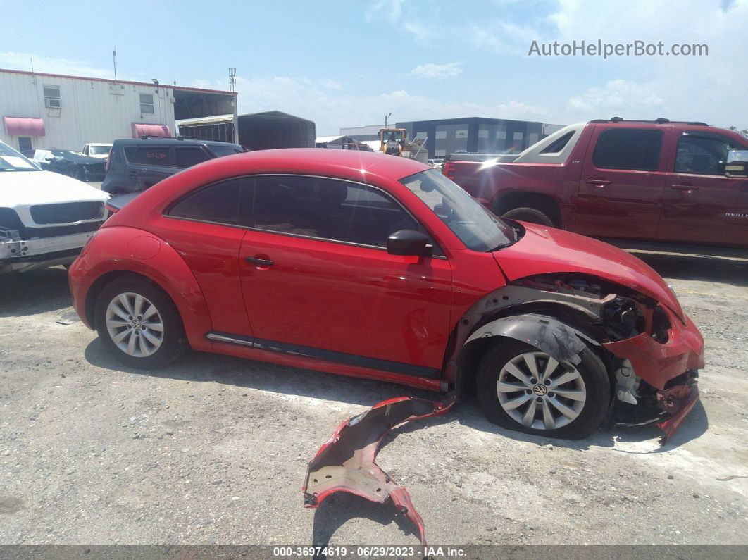 2016 Volkswagen Beetle Coupe 1.8t Red vin: 3VWF17AT3GM634948