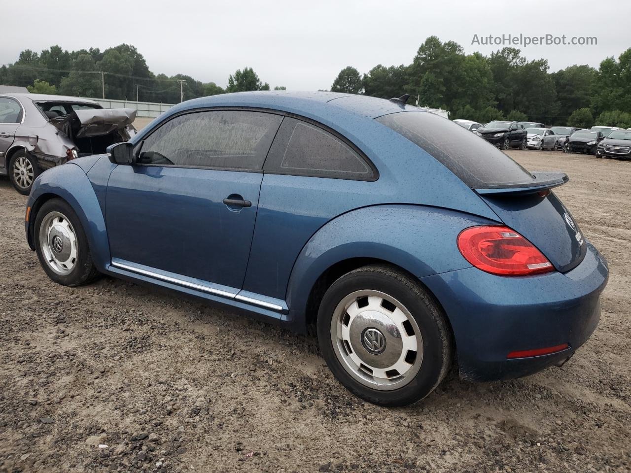 2016 Volkswagen Beetle 1.8t Blue vin: 3VWF17AT3GM637400