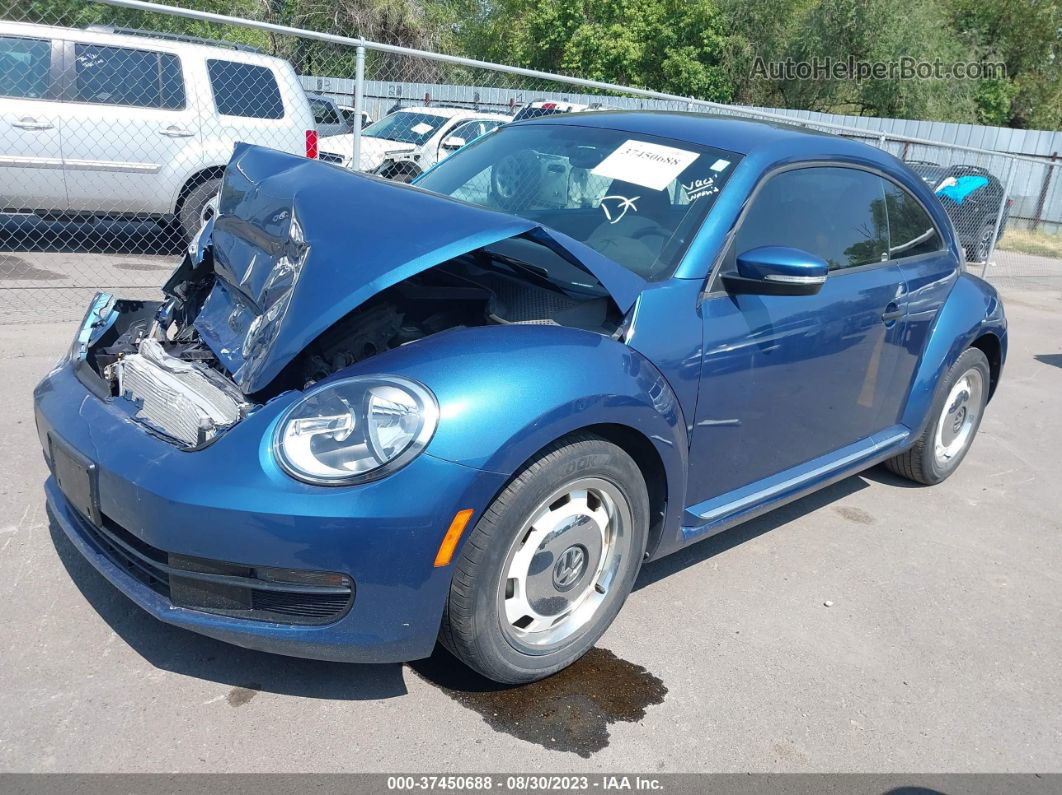 2016 Volkswagen Beetle Coupe 1.8t Classic Blue vin: 3VWF17AT3GM638272