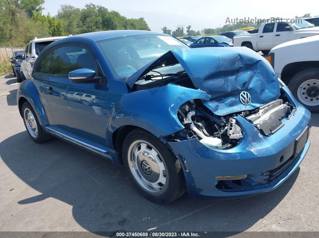 2016 Volkswagen Beetle Coupe 1.8t Classic Blue vin: 3VWF17AT3GM638272