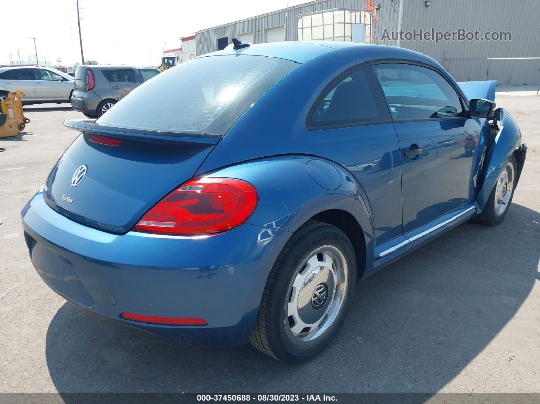 2016 Volkswagen Beetle Coupe 1.8t Classic Blue vin: 3VWF17AT3GM638272