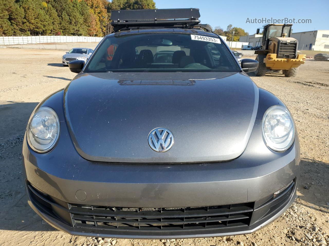 2014 Volkswagen Beetle  Gray vin: 3VWF17AT4EM640416