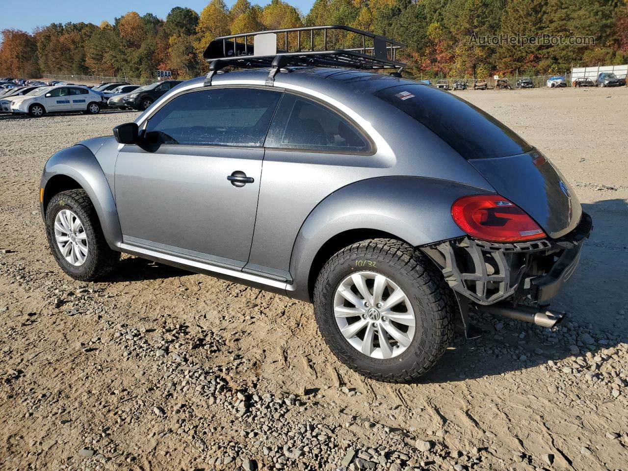 2014 Volkswagen Beetle  Gray vin: 3VWF17AT4EM640416