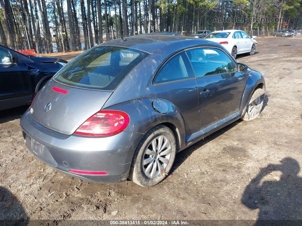 2014 Volkswagen Beetle 1.8t Entry Gray vin: 3VWF17AT4EM651304