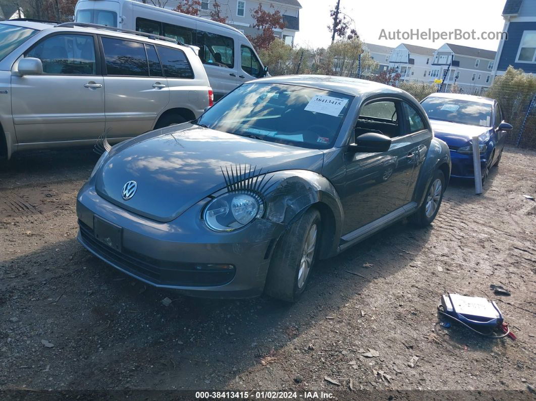 2014 Volkswagen Beetle 1.8t Entry Gray vin: 3VWF17AT4EM651304