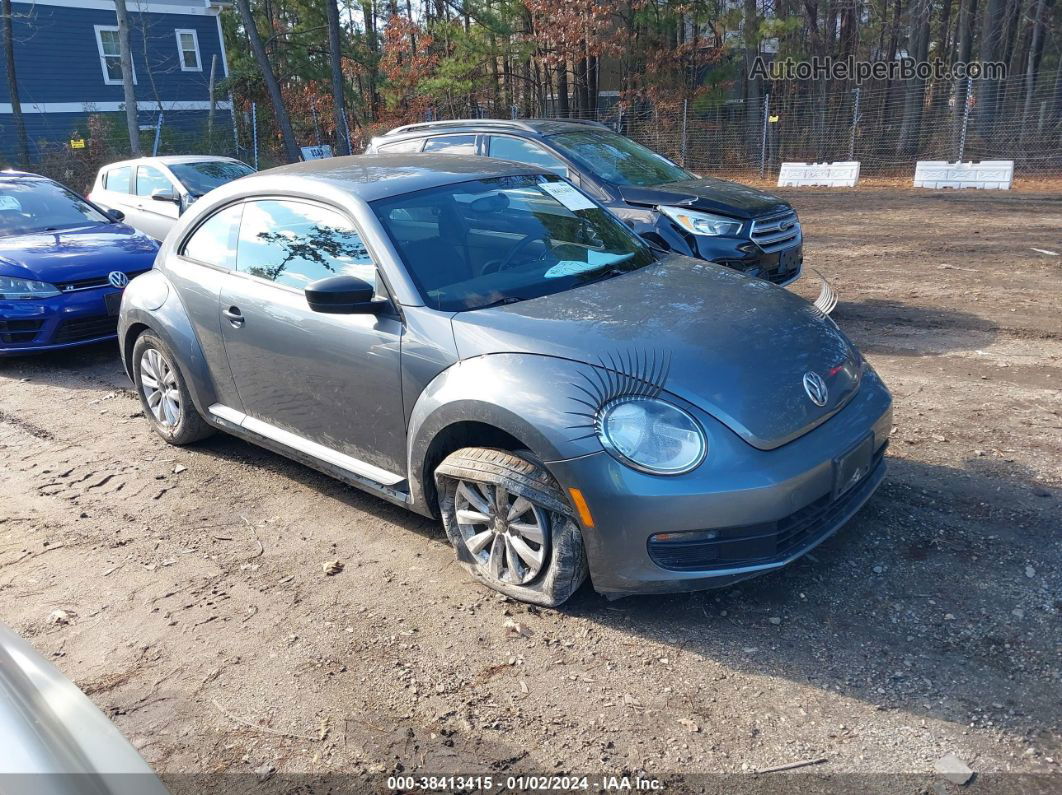 2014 Volkswagen Beetle 1.8t Entry Gray vin: 3VWF17AT4EM651304