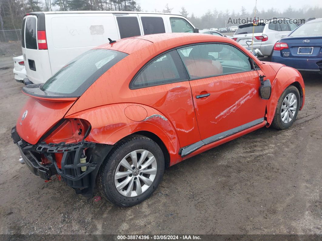 2016 Volkswagen Beetle 1.8t S Orange vin: 3VWF17AT4GM626664