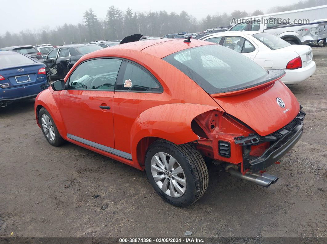 2016 Volkswagen Beetle 1.8t S Orange vin: 3VWF17AT4GM626664