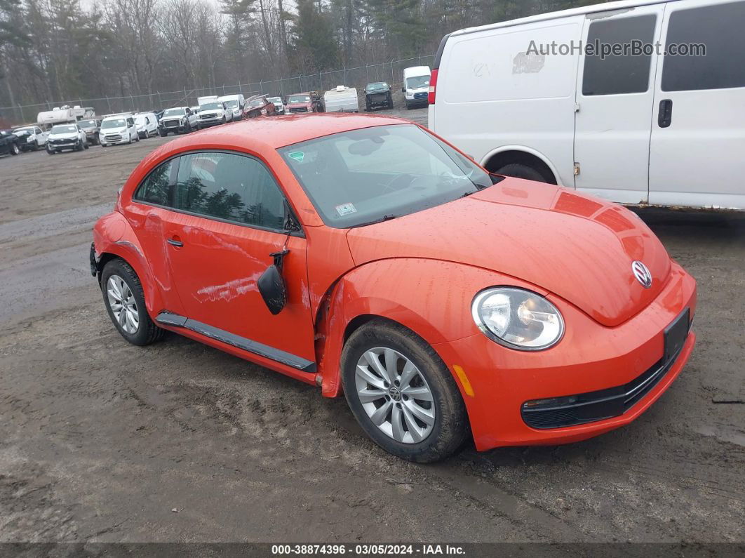 2016 Volkswagen Beetle 1.8t S Orange vin: 3VWF17AT4GM626664