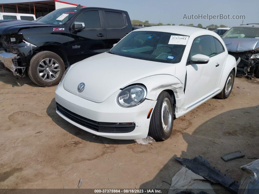 2016 Volkswagen Beetle Coupe 1.8t Classic White vin: 3VWF17AT4GM631525