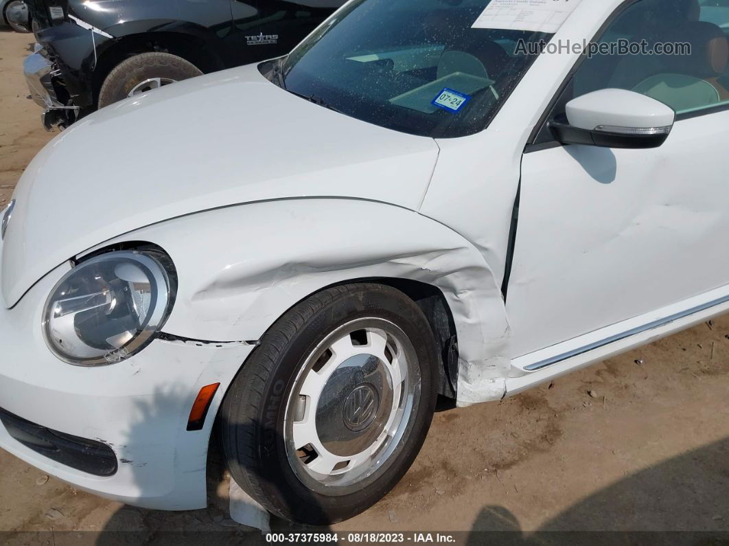 2016 Volkswagen Beetle Coupe 1.8t Classic White vin: 3VWF17AT4GM631525