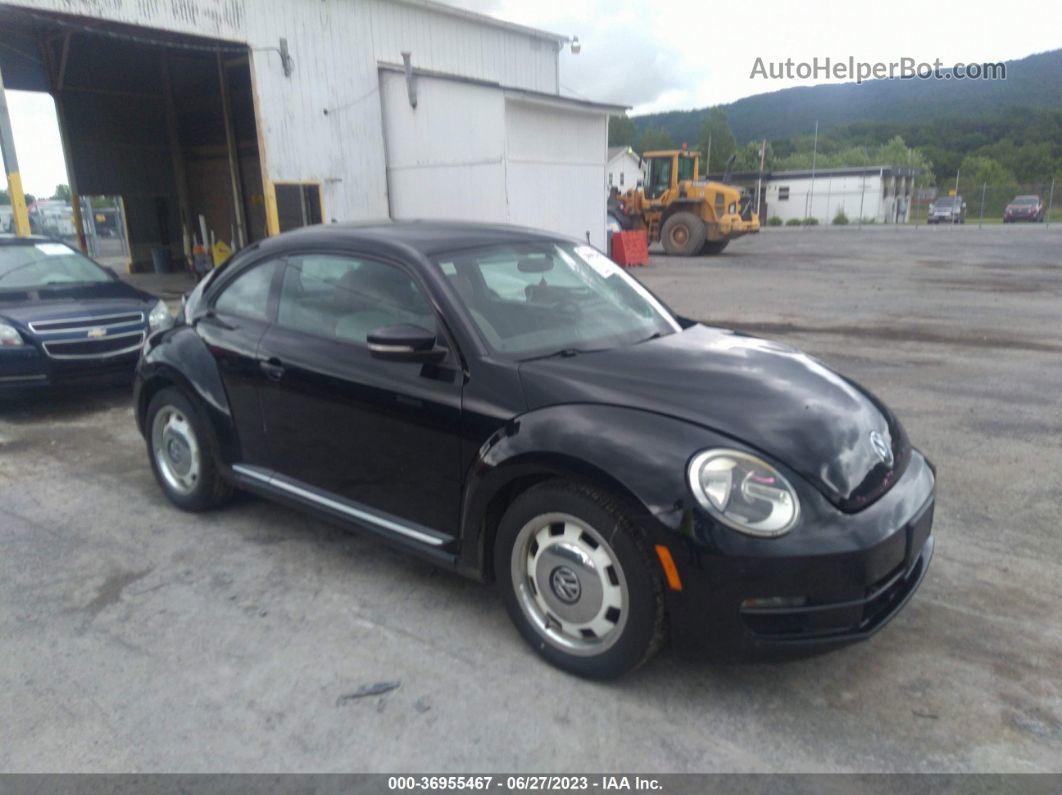 2016 Volkswagen Beetle Coupe 1.8t Classic Black vin: 3VWF17AT4GM638149