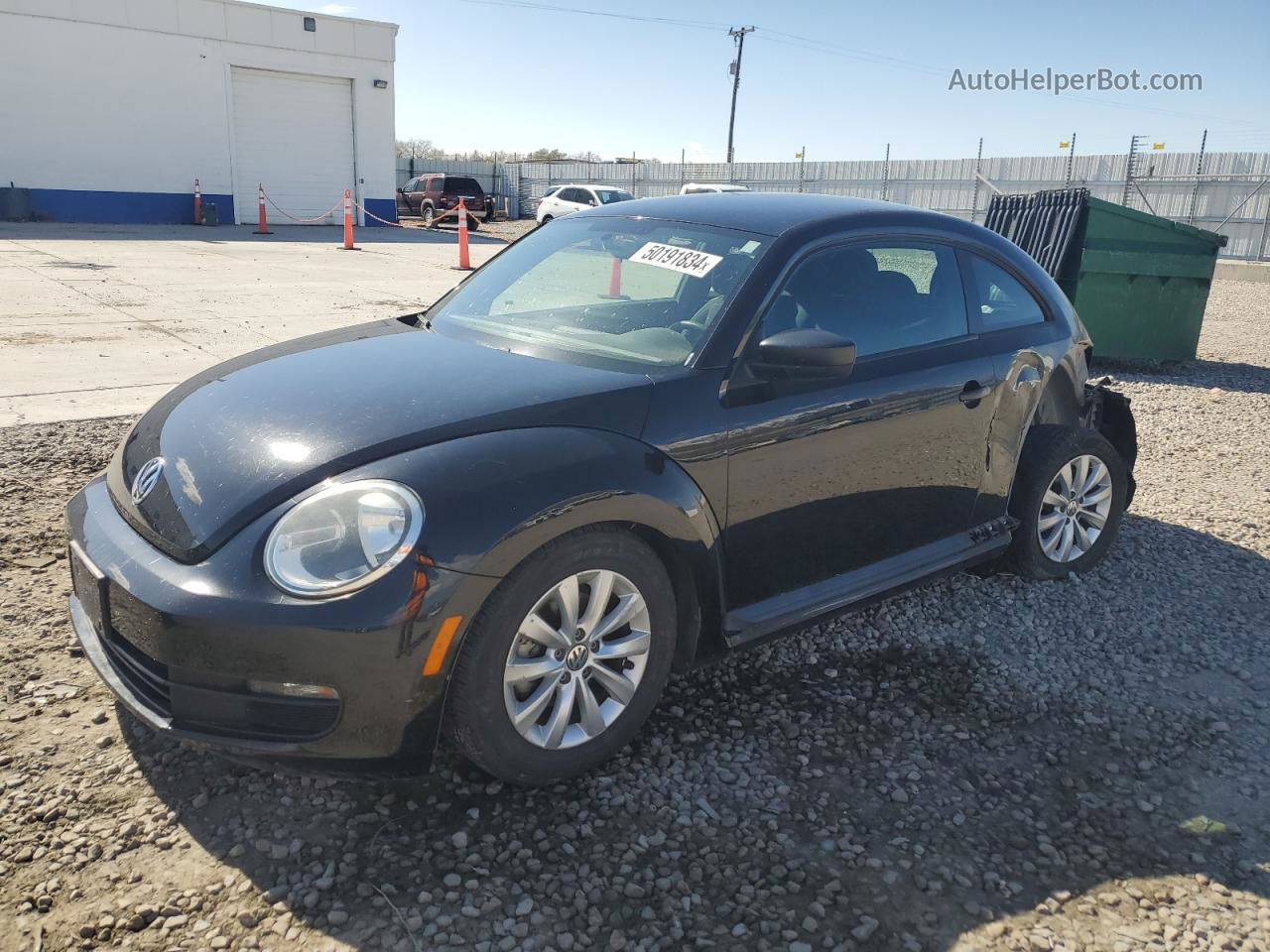 2014 Volkswagen Beetle  Black vin: 3VWF17AT5EM640621