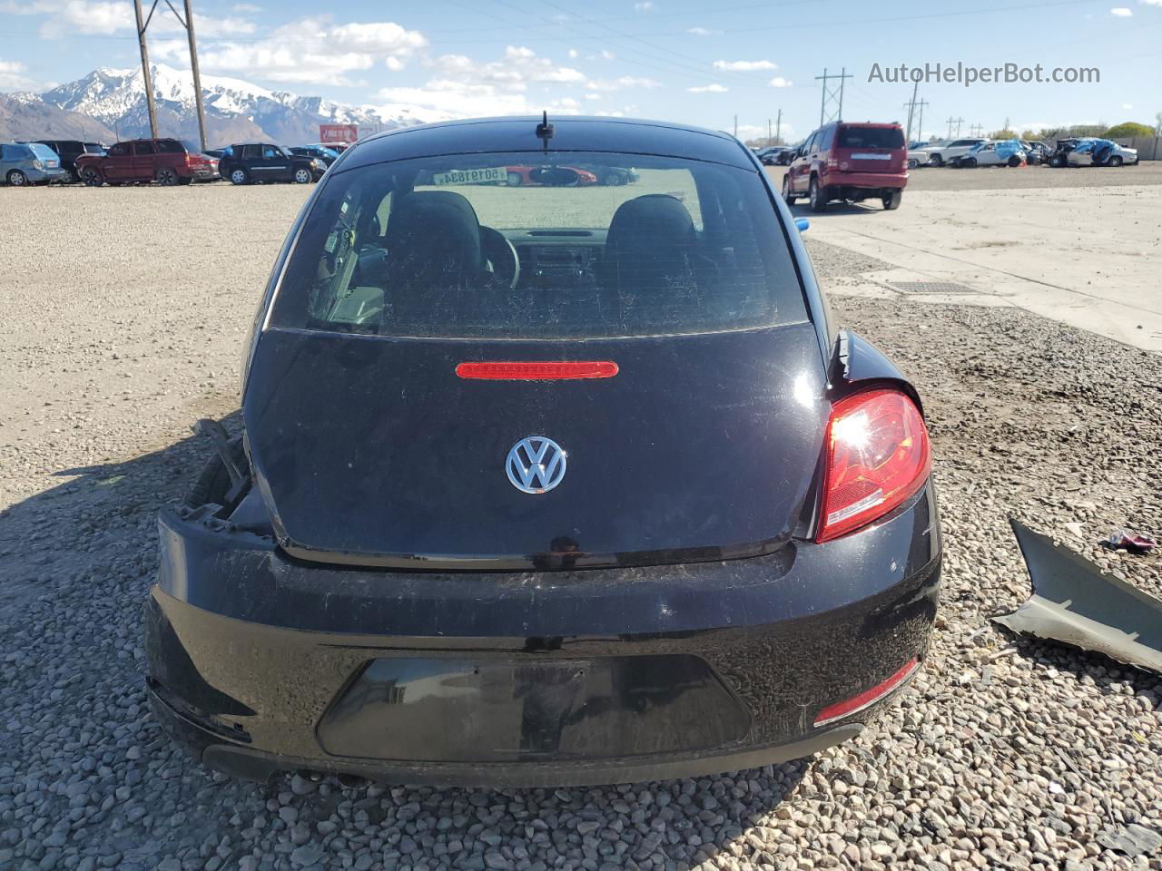 2014 Volkswagen Beetle  Black vin: 3VWF17AT5EM640621