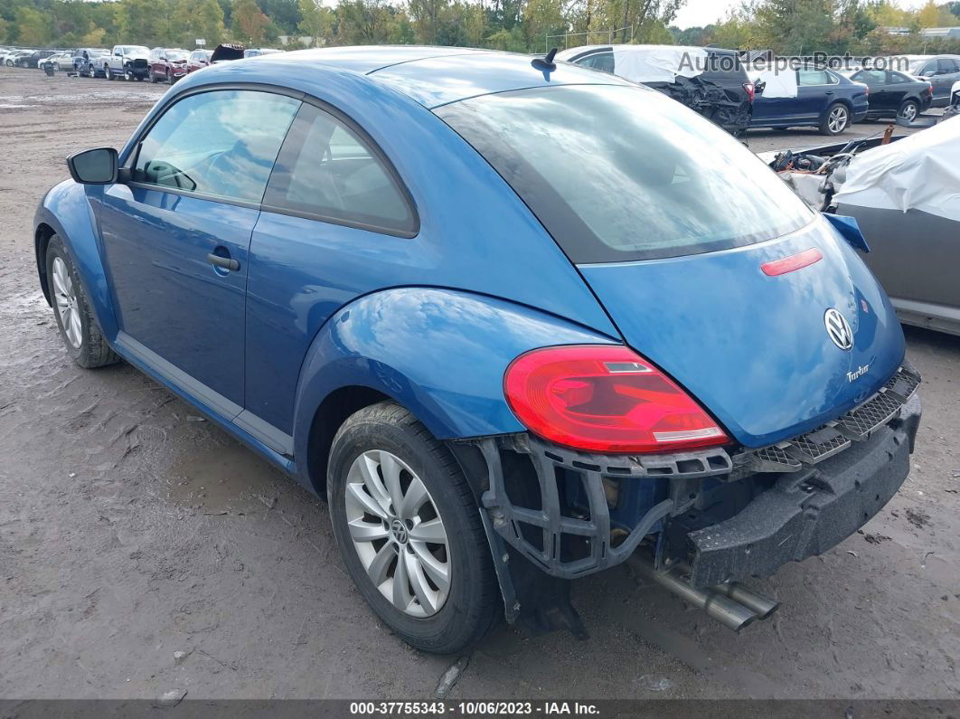 2016 Volkswagen Beetle Coupe 1.8t Fleet Edition Blue vin: 3VWF17AT5GM606083