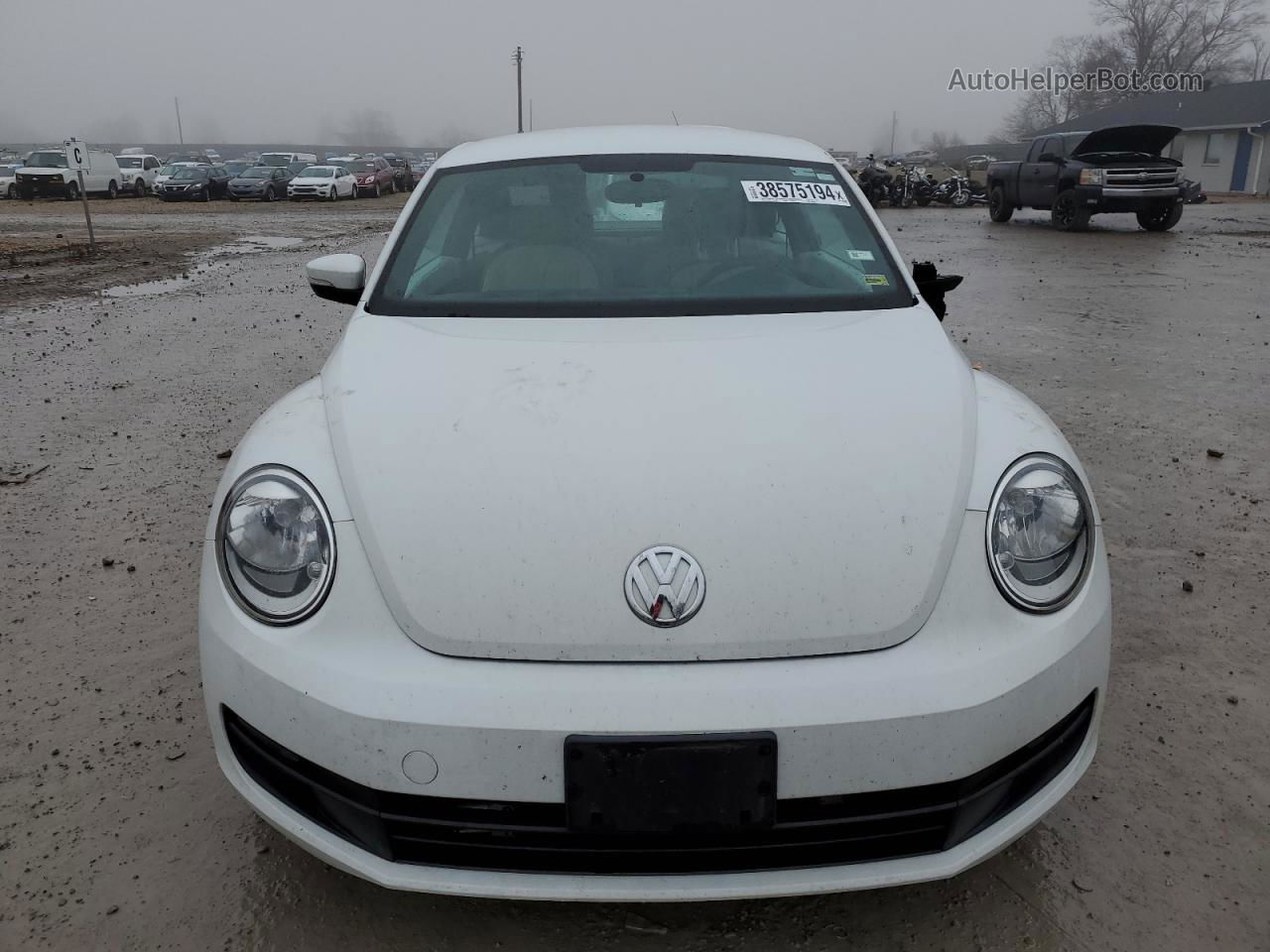 2016 Volkswagen Beetle 1.8t White vin: 3VWF17AT5GM635650