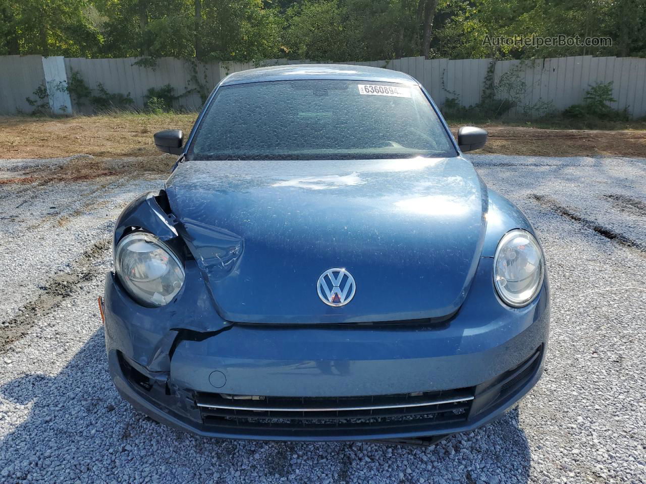 2016 Volkswagen Beetle 1.8t Blue vin: 3VWF17AT5GM635762