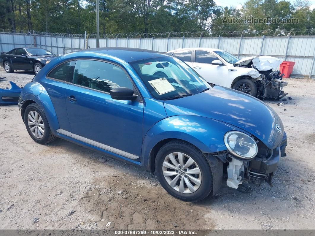2016 Volkswagen Beetle Coupe 1.8t Fleet Edition Синий vin: 3VWF17AT6GM607761