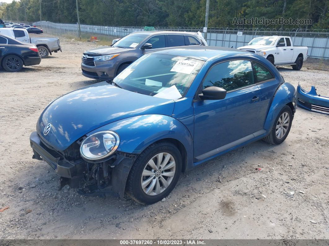 2016 Volkswagen Beetle Coupe 1.8t Fleet Edition Синий vin: 3VWF17AT6GM607761