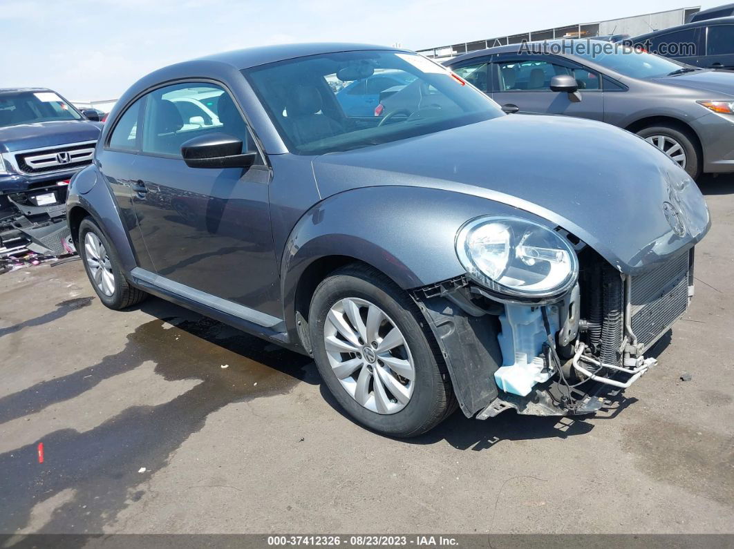 2016 Volkswagen Beetle Coupe 1.8t Fleet Edition Gray vin: 3VWF17AT7GM606621