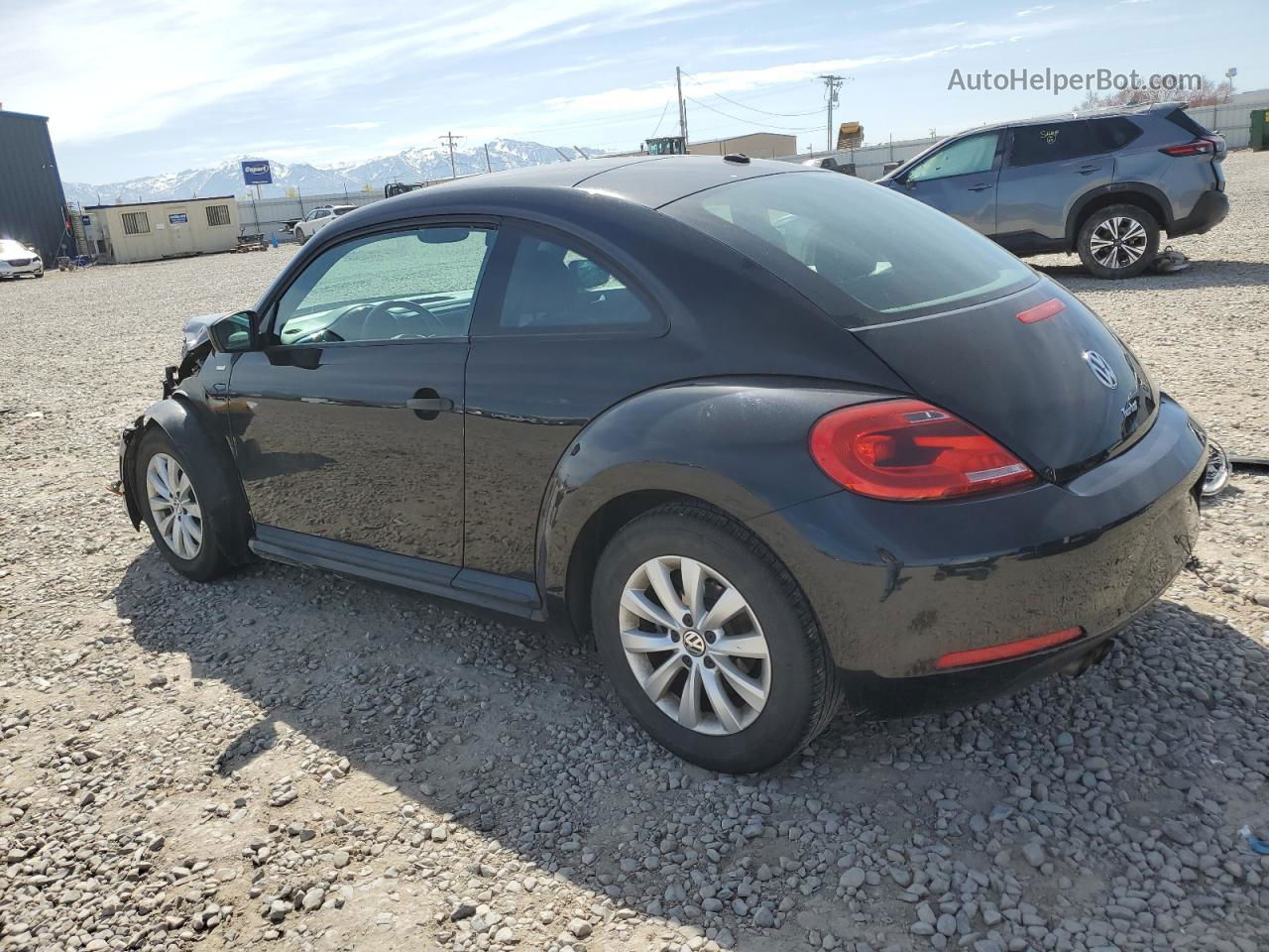 2016 Volkswagen Beetle 1.8t Черный vin: 3VWF17AT7GM612449