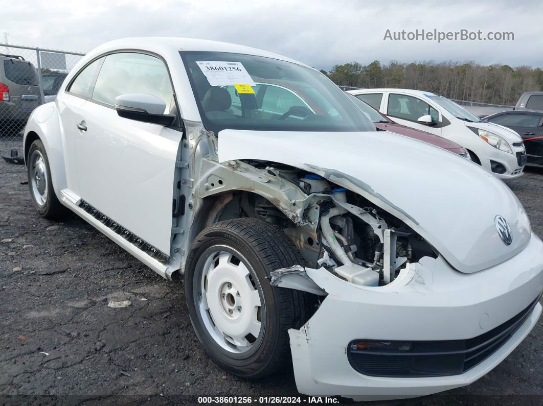 2016 Volkswagen Beetle 1.8t Classic White vin: 3VWF17AT7GM636444