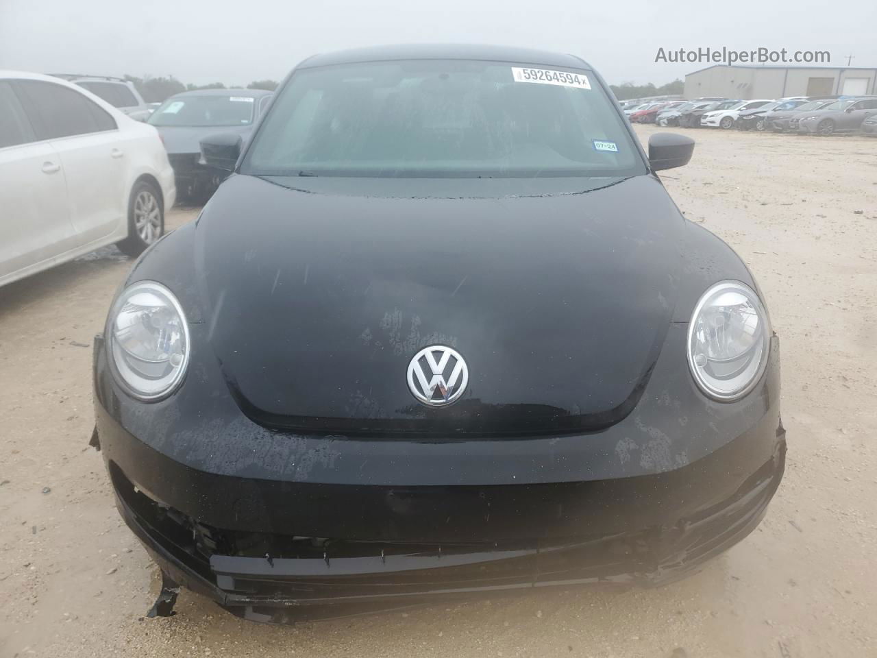 2014 Volkswagen Beetle  Черный vin: 3VWF17AT8EM633842