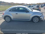 2014 Volkswagen Beetle Coupe 1.8t Entry Silver vin: 3VWF17AT8EM639527