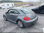 2014 Volkswagen Beetle Coupe 1.8t Entry Gray vin: 3VWF17AT8EM641763