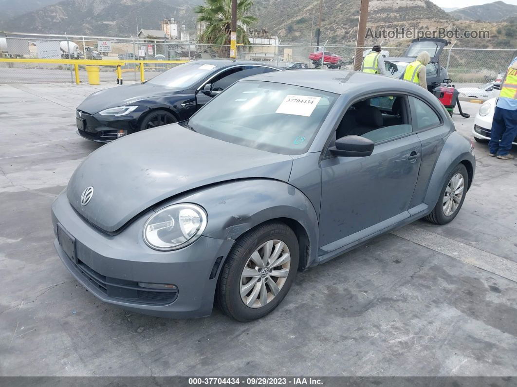 2014 Volkswagen Beetle Coupe 1.8t Entry Gray vin: 3VWF17AT8EM641763