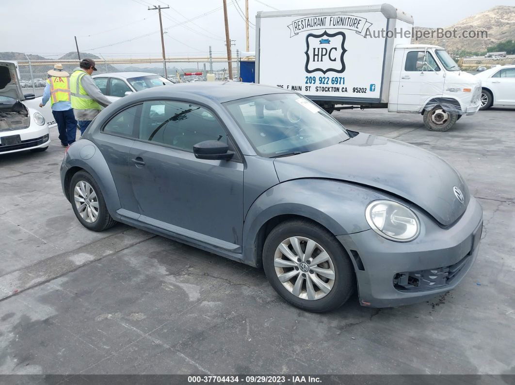 2014 Volkswagen Beetle Coupe 1.8t Entry Gray vin: 3VWF17AT8EM641763