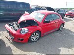 2014 Volkswagen Beetle 1.8t Entry Red vin: 3VWF17AT8EM654075