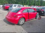 2014 Volkswagen Beetle 1.8t Entry Red vin: 3VWF17AT8EM654075