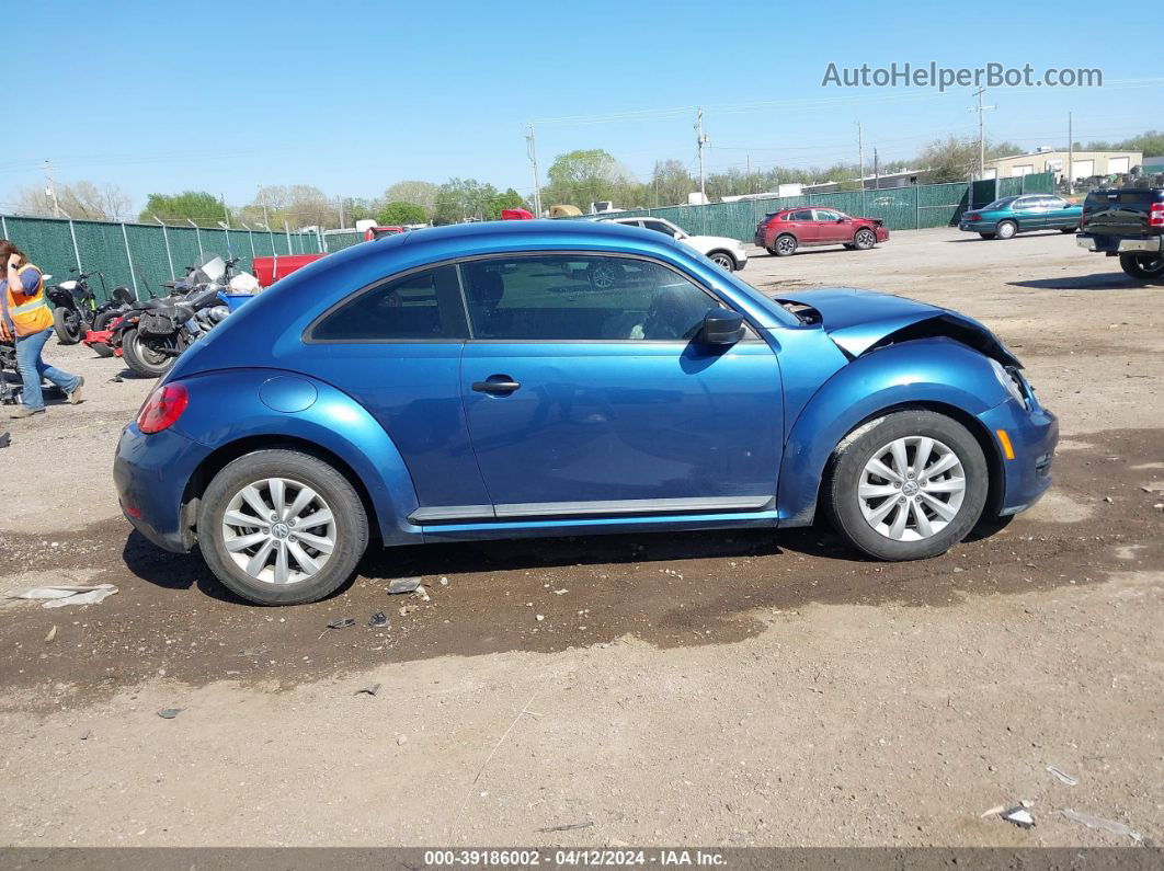 2016 Volkswagen Beetle 1.8t Fleet Edition Blue vin: 3VWF17AT8GM625985