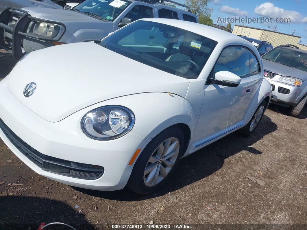 2016 Volkswagen Beetle Coupe 1.8t Classic White vin: 3VWF17AT8GM637960