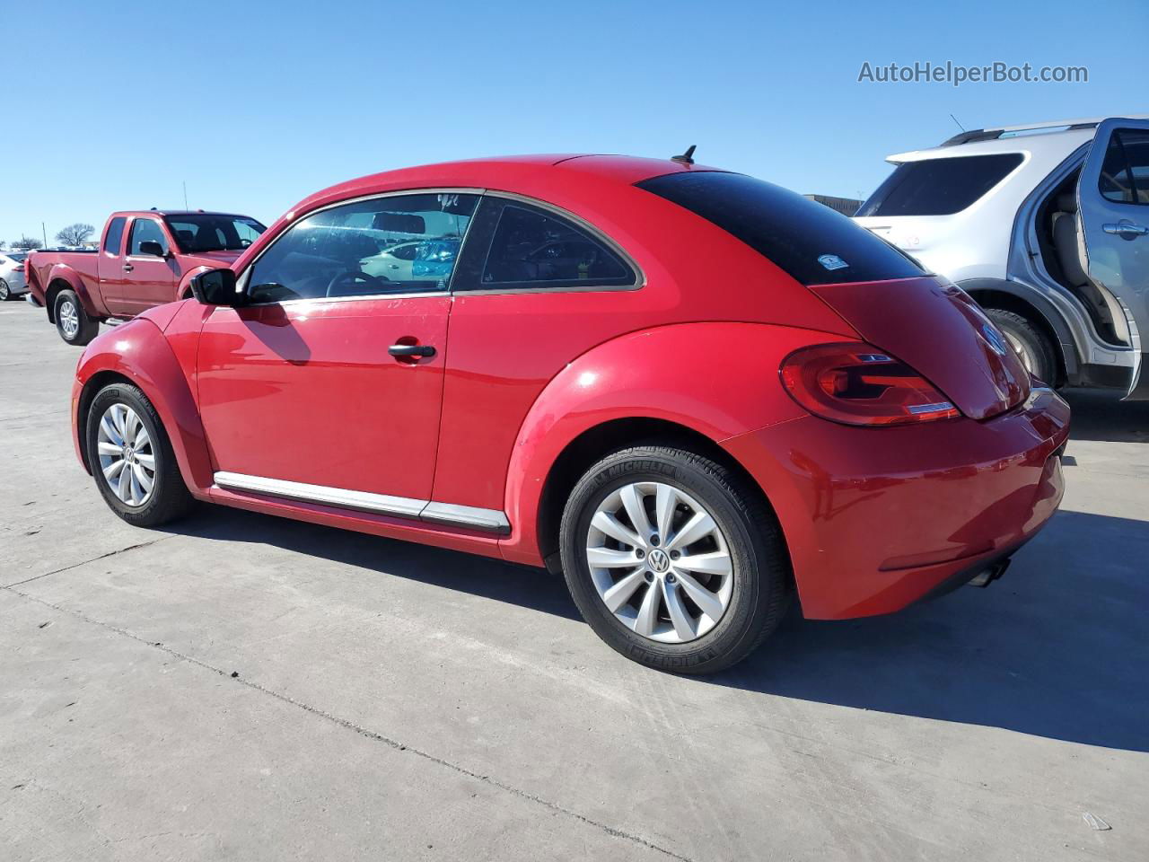 2014 Volkswagen Beetle  Красный vin: 3VWF17AT9EM639469