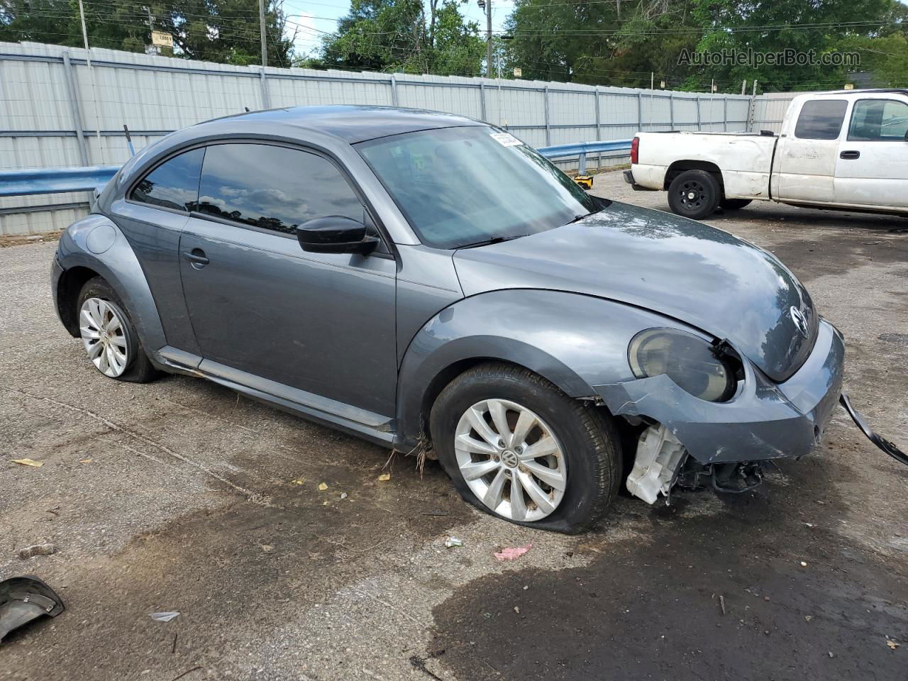 2014 Volkswagen Beetle  Gray vin: 3VWF17AT9EM645921