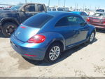 2016 Volkswagen Beetle Coupe 1.8t Fleet Edition Blue vin: 3VWF17AT9GM602103