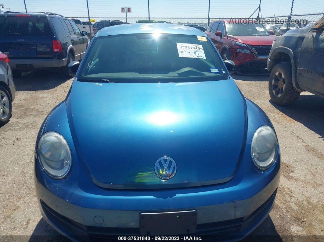 2016 Volkswagen Beetle Coupe 1.8t Fleet Edition Blue vin: 3VWF17AT9GM602103